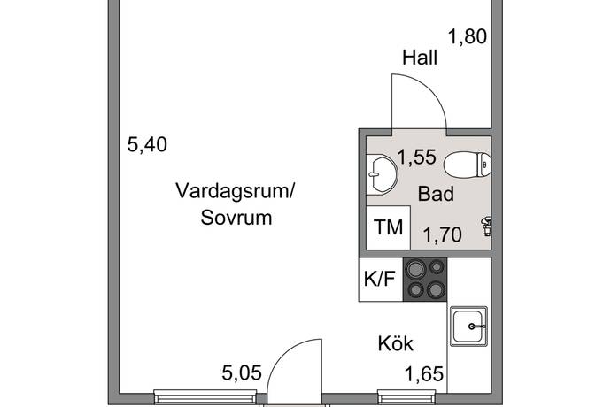 1 rum Lägenhet på Bryggaregatan 8B Norr Eskilstuna kommun - bild 11