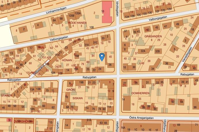 8 rum Villa på Rabygatan 24 Limhamn Malmö kommun - bild 36