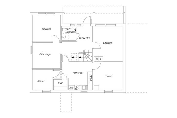 7 rum Villa på Kyrkvägen 25 Västra bodarna Alingsås kommun - bild 41