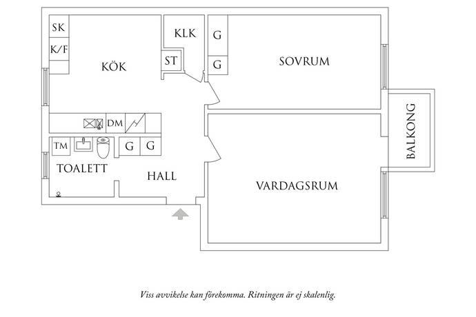 2 rum Lägenhet på Toppsegelsgatan 17 Majorna Göteborgs kommun - bild 10