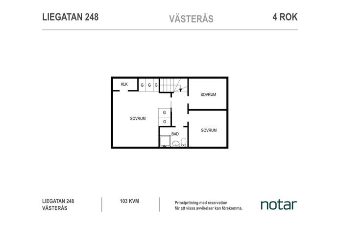 4 rum Radhus på Liegatan 248 Västerås kommun - bild 32