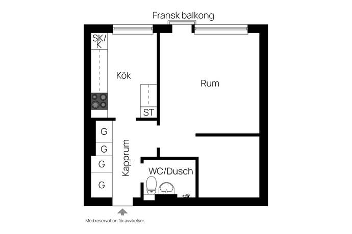 1 rum Lägenhet på Bangatan 22 Mariero Vänersborgs kommun - bild 18