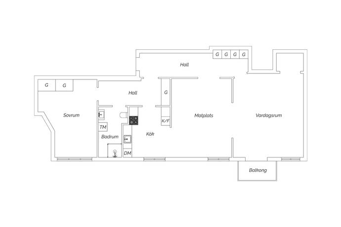 3 rum Lägenhet på Västra Kanalgatan 23 Södertälje Centrum Södertälje kommun - bild 24