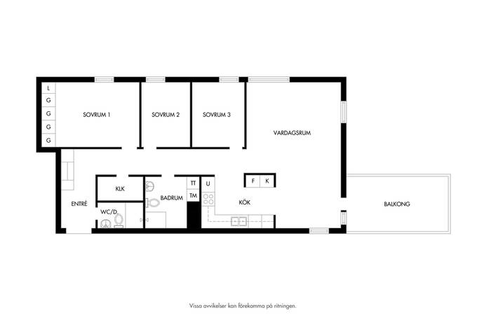 4 rum Lägenhet på Lönnebergagatan 31 Gyllins Trädgård Malmö kommun - bild 45