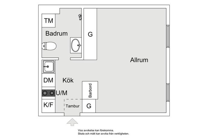 1 rum Lägenhet på Konstgjutarvägen 28 Globen Stockholms kommun - bild 18