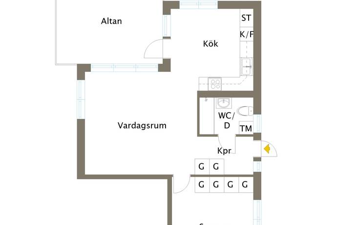 2 rum Lägenhet på Gautiodsvägen 2c Djursholm Danderyds kommun - bild 23