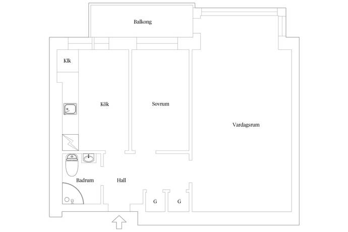 2 rum Lägenhet på Regementsgatan 56B Slottsstaden Malmö kommun - bild 18