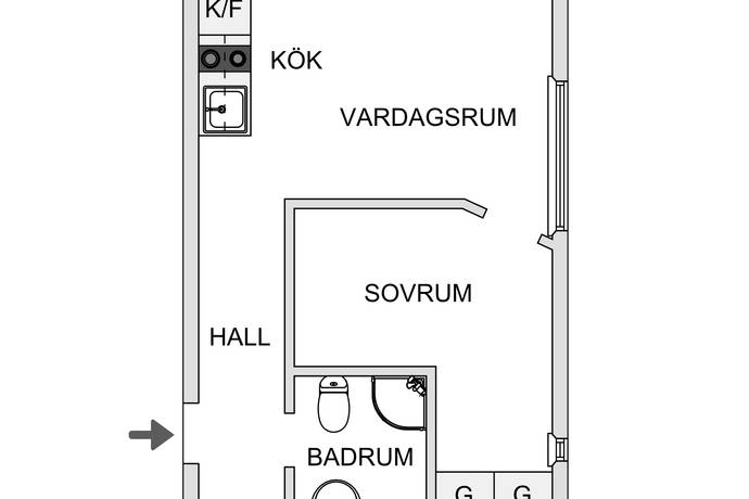 2 rum Lägenhet på Schlytersvägen 69 Aspudden Stockholms kommun - bild 18