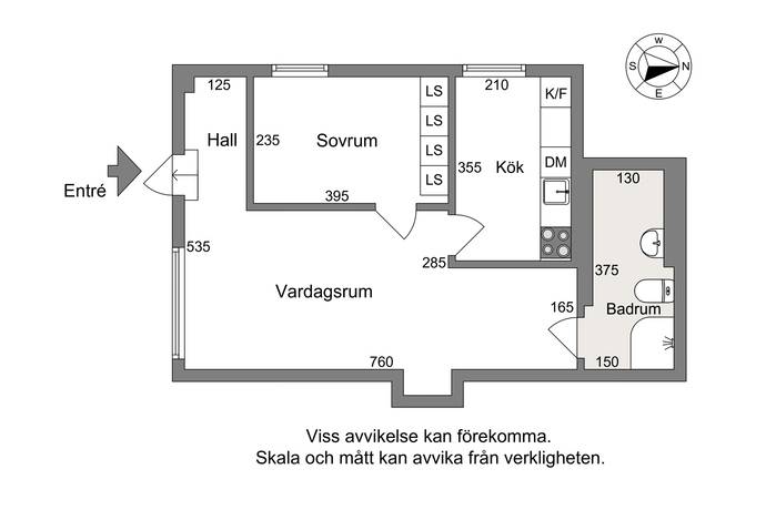 2 rum Lägenhet på Tränggatan 2 Kanberget Linköpings kommun - bild 17