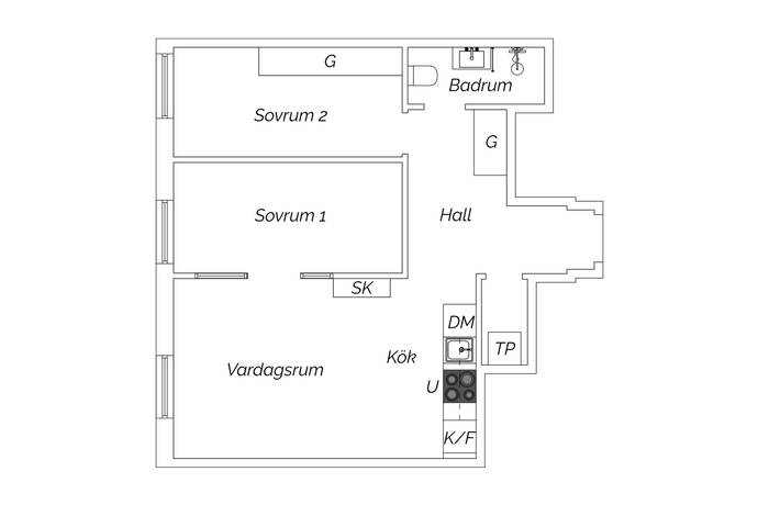 3 rum Lägenhet på Bondegatan 7 Södermalm Stockholms kommun - bild 46