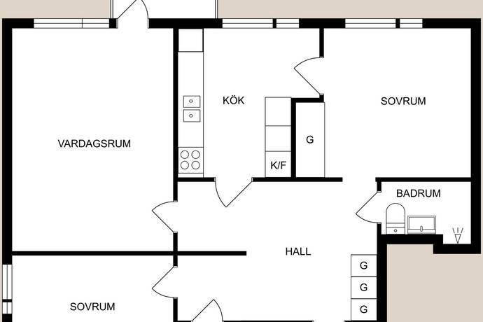 3 rum Lägenhet på Norralundsgatan 50 Haga Norrköpings kommun - bild 20