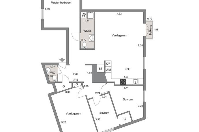 5 rum Lägenhet på Sofiagatan 64 K Strömmensberg Göteborgs kommun - bild 22