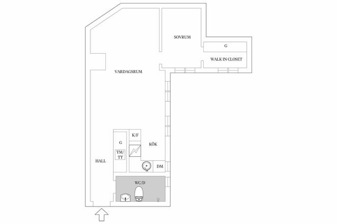 2 rum lägenhet på Stora Nygatan 3C Inom Vallgraven, Göteborgs kommun - bild 4