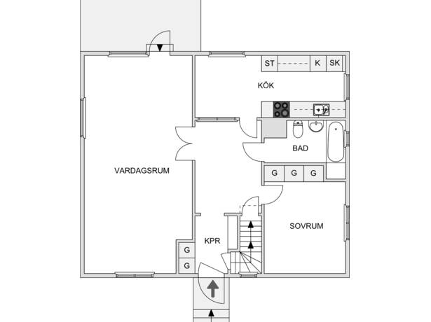 6 rum Villa på Södra Skogsgatan 44 Fagernäs Bodens kommun - bild 20