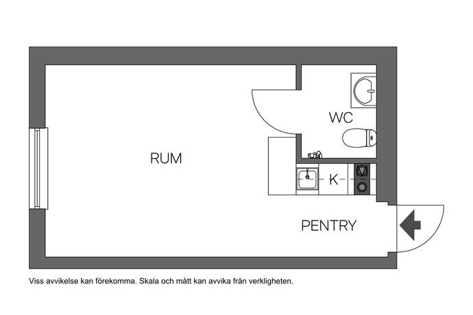 1 rum Lägenhet på Döbelns plan 8 Väst på stan Umeå kommun - bild 12