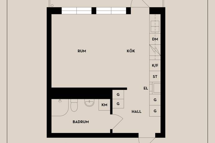 1 rum lägenhet på Klädesvägen 30 Brommaplan, Stockholms kommun - bild 5