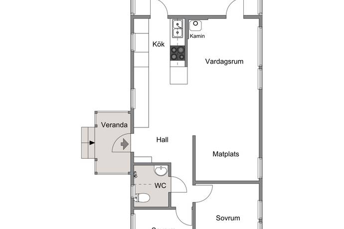 3 rum Fritidshus på Hannabad 1403 Markaryd Markaryds kommun - bild 28