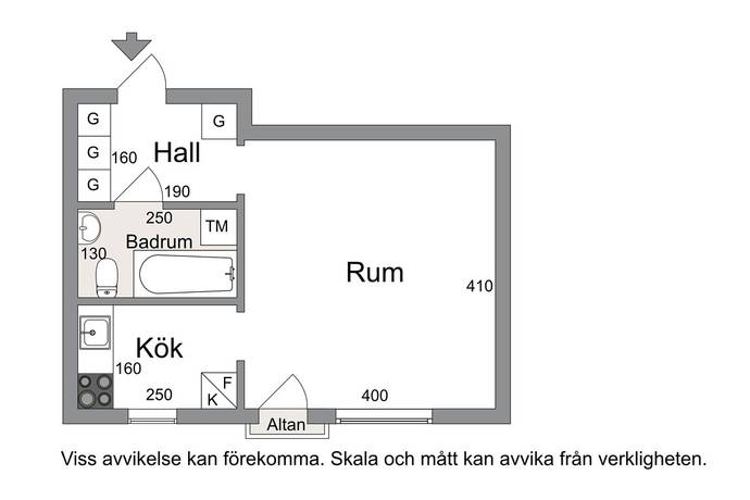 1 rum Lägenhet på Grebyvägen 13 Kimstad Norrköpings kommun - bild 15