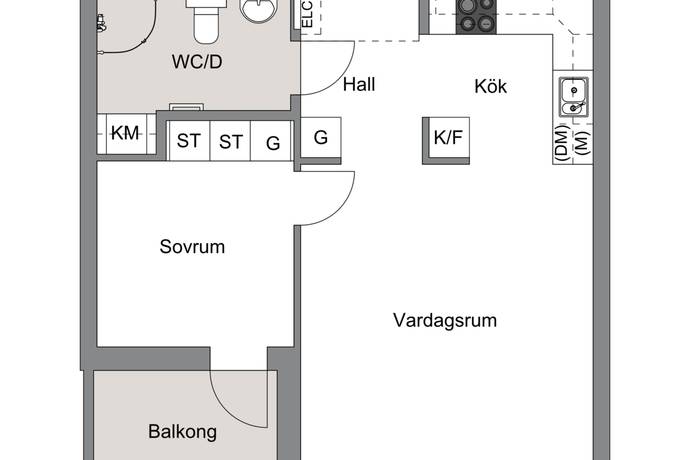 2 rum Lägenhet på VERKSGATAN 7 Lillåudden Västerås kommun - bild 18