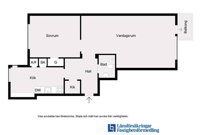 2 rum lägenhet på Södra förstadsgatan 121B Dalaplan, Malmö kommun - bild 4