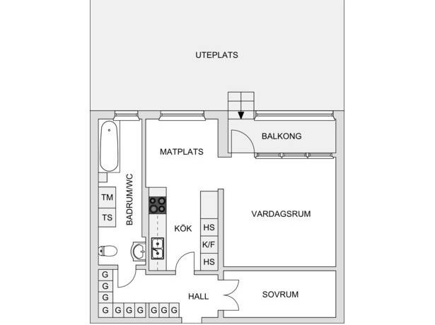2 rum Lägenhet på Granitvägen 4B Tyresö Centrum Tyresö kommun - bild 14