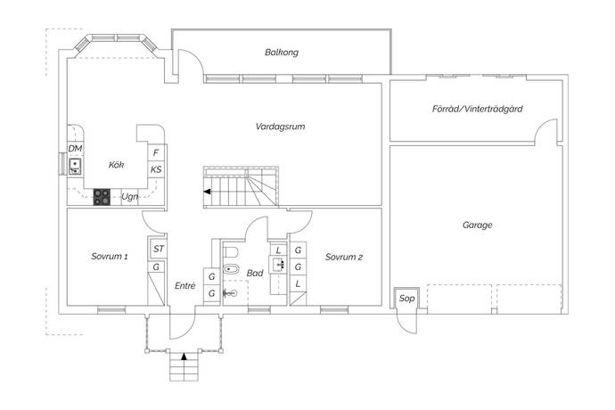 7 rum Villa på Kyrkvägen 25 Västra bodarna Alingsås kommun - bild 40
