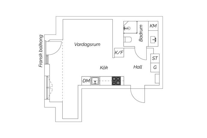 1 rum Lägenhet på Parkallén 11, 4 tr Täby Park Täby kommun - bild 19
