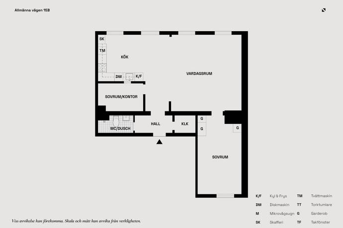 2,5 rum lägenhet på Allmänna vägen 15B Majorna, Göteborgs kommun - bild 4