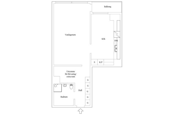 1 rum lägenhet på Seglaregatan 4 Majorna, Göteborgs kommun - bild 4