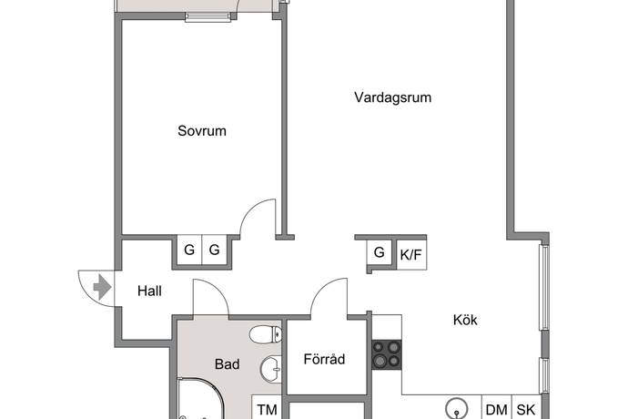 2 rum Lägenhet på Kolonigatan 5 Södertälje kommun - bild 14