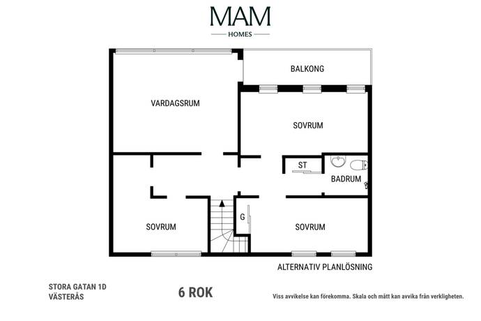 6 rum Lägenhet på Stora gatan 1D Centrum Västerås kommun - bild 41
