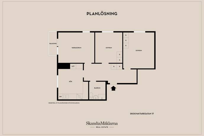 3 rum Lägenhet på Skogvaktaregatan 17 Södra Skogen Karlsborgs kommun - bild 24