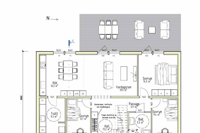8 rum villa på Ryttartorpsgatan 3A Kumla Stad, Kumla kommun - bild 2