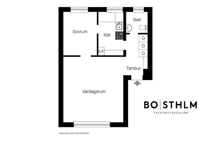 2 rum Lägenhet på Finn Malmgrens väg 67 Hammarbyhöjden Stockholms kommun - bild 20