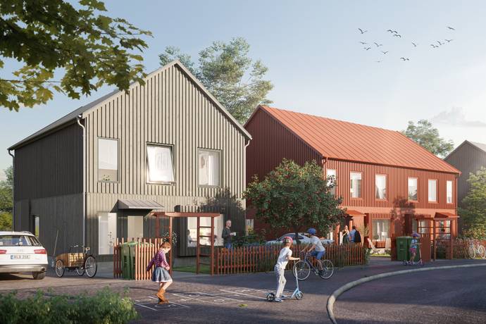 5 rum parhus på Bäckamaden 5 Gråbo, Lerums kommun - bild 1