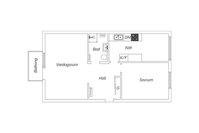 2 rum Lägenhet på Elsa Borgs gata 48 Fruängen Stockholms kommun - bild 19
