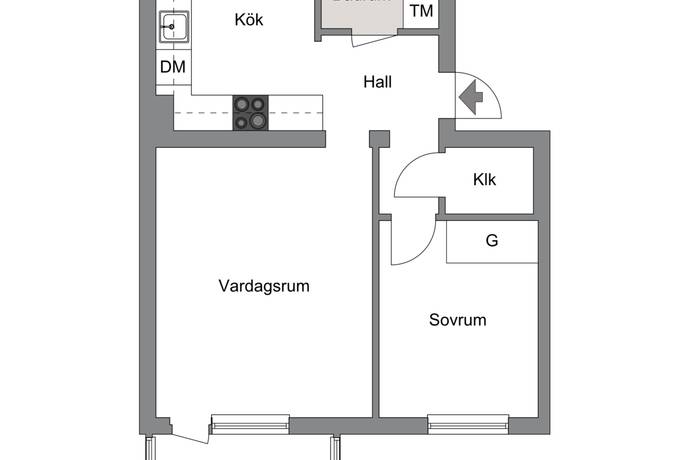 2 rum Lägenhet på Källvägen 8 Resecentrum Karlshamns kommun - bild 19