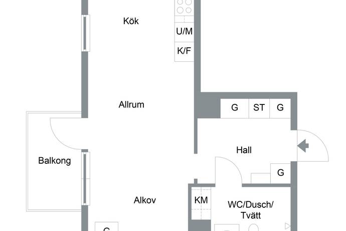 1,5 rum lägenhet på Termikgatan 49A Sörbyängen, Örebro kommun - bild 4
