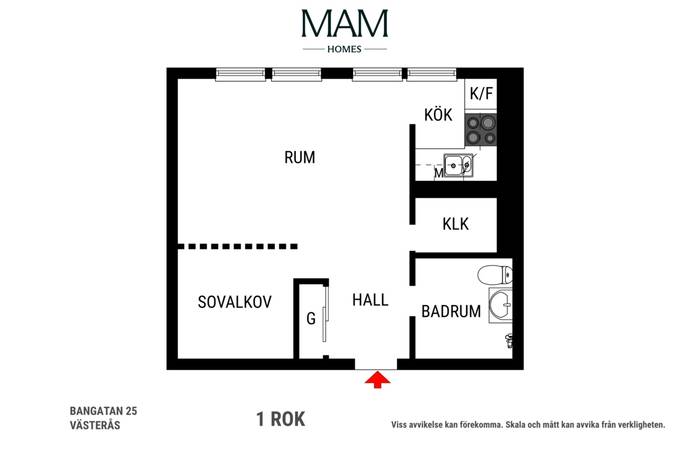 1 rum Lägenhet på Bangatan 25 Nordanby gärde Västerås kommun - bild 17