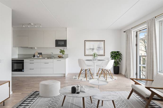 2 rum lägenhet på Kvarntorgsgatan 2B, 2tr Höganäs, Uppsala kommun - bild 2