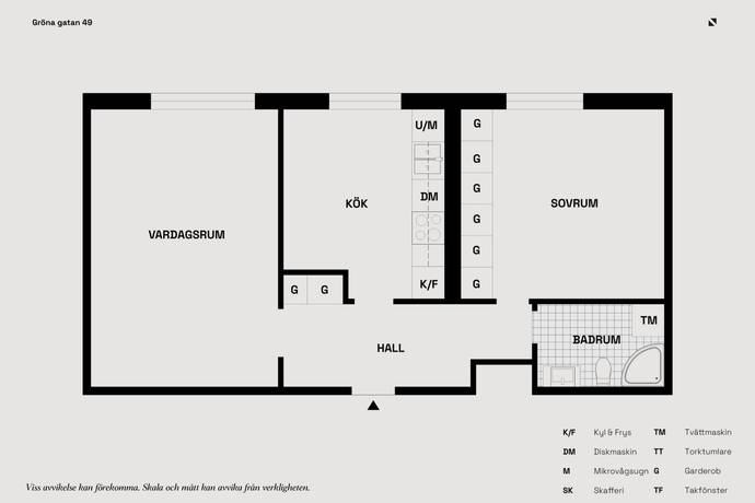 2 rum lägenhet på Gröna gatan 49 Majorna, Göteborgs kommun - bild 4