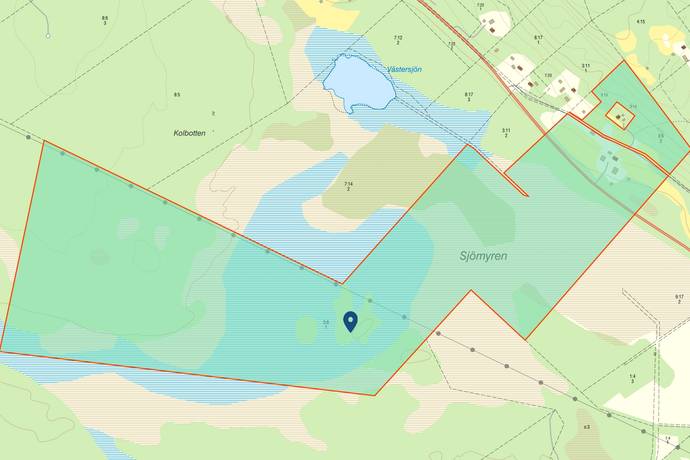 Gård/skog på Glissjöberg 715 Härjedalens kommun - bild 37