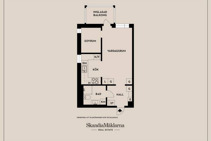 2 rum Lägenhet på Kallhällsleden 8B, våning 4 Kallhäll Järfälla kommun - bild 11
