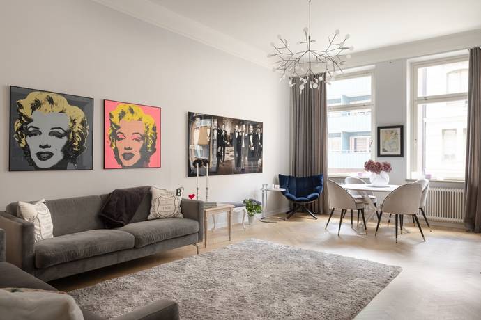 3 rum lägenhet på Grevgatan 50 Östermalm, Stockholms kommun - bild 1