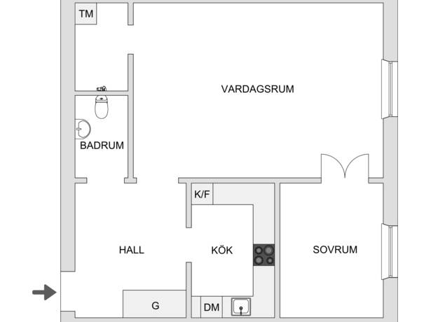 2 rum Lägenhet på Frejgatan 53, 4 tr Vasastan Stockholms kommun - bild 14