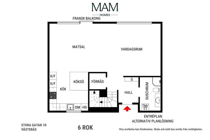 6 rum Lägenhet på Stora gatan 1D Centrum Västerås kommun - bild 39