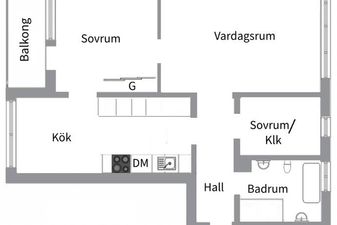 3 rum Lägenhet på Henriksdalsringen 21 Henriksdalsberget Nacka kommun - bild 49