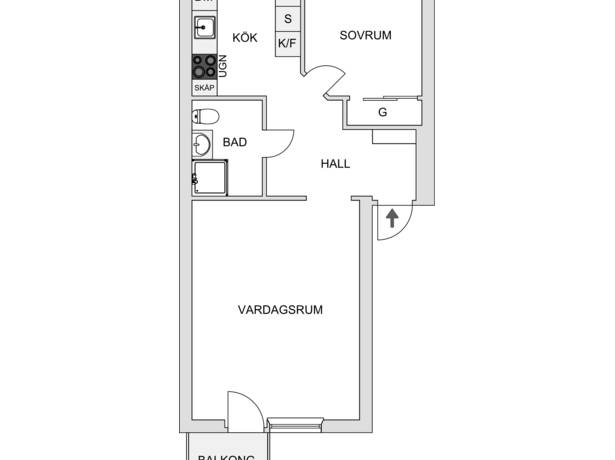 2 rum Lägenhet på Björngatan 29B Torpa Jönköpings kommun - bild 57