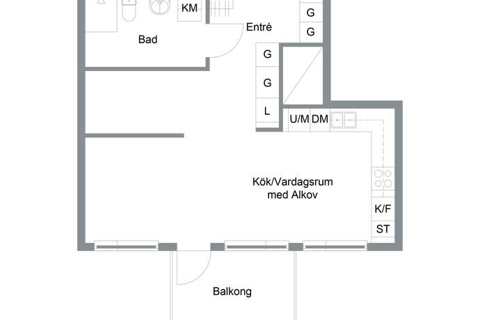 1 rum lägenhet på Arbetargatan 5B Öster, Örebro kommun - bild 4
