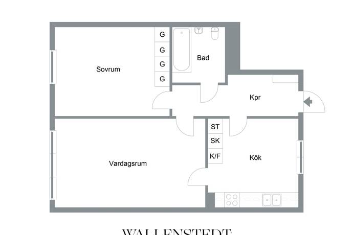 2 rum lägenhet på Fredsgatan 8 Järntorget, Örebro kommun - bild 4